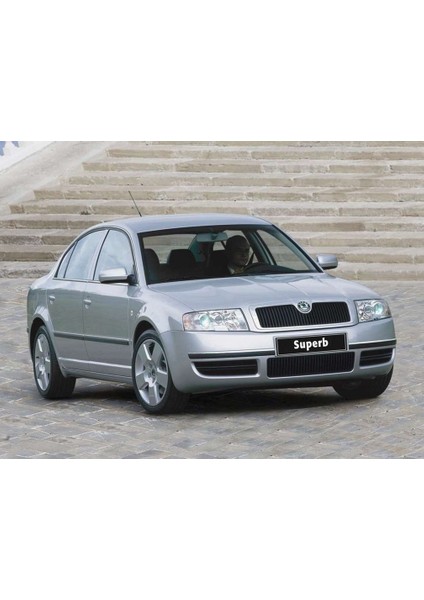Skoda Superb Mk1 2002-2008 Sol Ön Dörtlü Cam Düğme Yuvası Siyah 3B1867171E