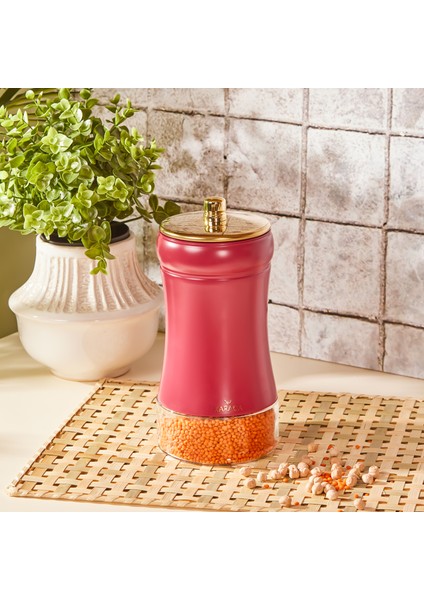 Gold Berry Vakumlu Cam Kavanoz Saklama Kabı M