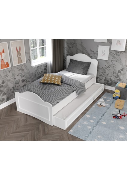 Baby Darling Kuvars Country Yavrulu Karyola 90X190 %100 Mdf