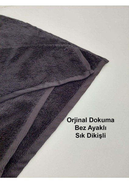 12'li Siyah Mikrofiber Boya Tutmayan Kuaför Havlusu Berber Havlusu - 50x90 cm - Leke ve Solmaya Dayanıklı