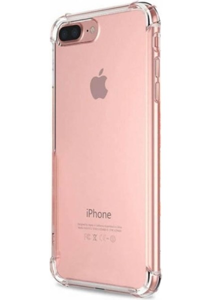 Apple iPhone 7 Plus Kılıf Antishock Ultra Koruma+Nano Glass Şeffaf
