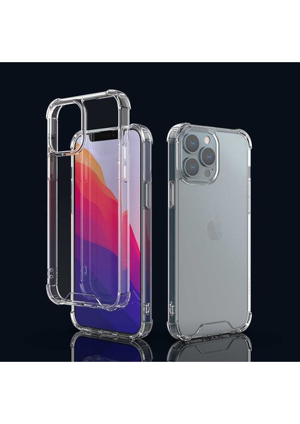 Apple iPhone 13 Pro Max Kılıf Antishock Ultra Koruma Sert Kapak