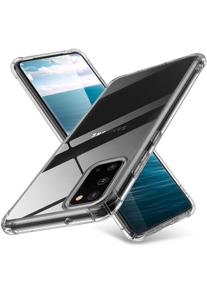 Samsung Galaxy A31 Kılıf Antishock Ultra Koruma Sert Kapak Şeffaf