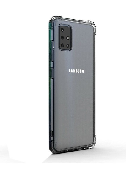 Samsung Galaxy A71 Kılıf Antishock Ultra Koruma Sert Kapak Şeffaf