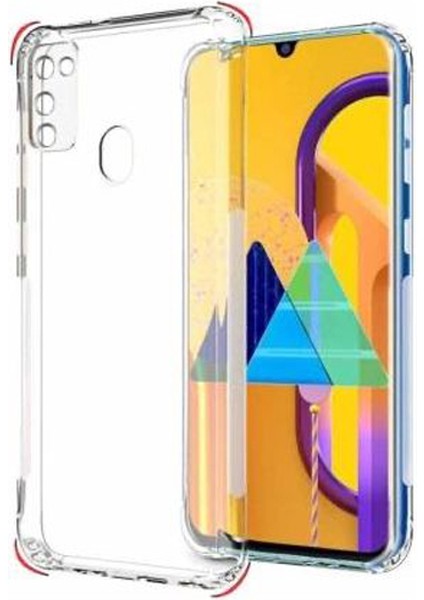 Samsung Galaxy M30S Kılıf Antishock Kamera Korumalı Silikon