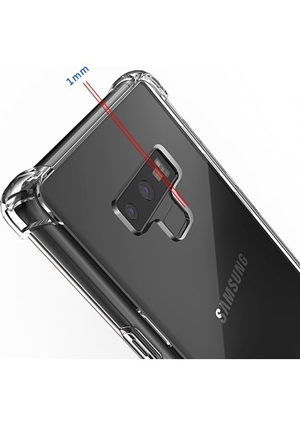 Samsung Galaxy Note 9 Kılıf Antishock Ultra Koruma Şeffaf