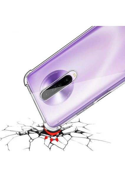 Xiaomi Poco X2 Kılıf Antishock Ultra Koruma Sert Kapak Şeffaf