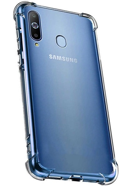 Samsung Galaxy A10S Kılıf Antishock Ultra Koruma Sert Kapak Şeffaf