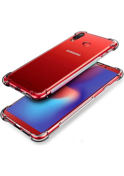 Samsung Galaxy A10S Kılıf Antishock Ultra Koruma Sert Kapak Şeffaf