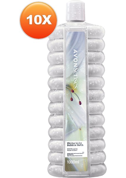 Beyaz Zambak Banyo Köpüğü 1000 ml x 10 fiyatları