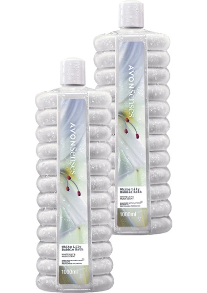 White Lily Beyaz Zambak Banyo Köpüğü 1000 ml 2'li Set