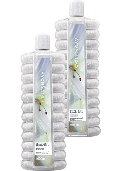 White Lily Beyaz Zambak Banyo Köpüğü 1000 ml 2'li Set