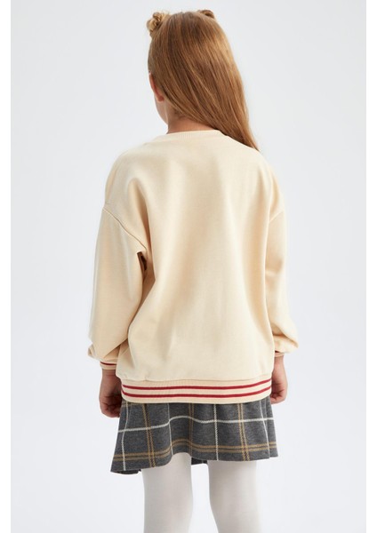 Kız Çocuk Bisiklet Yaka Sweatshirt X9666A622AU indirimleri