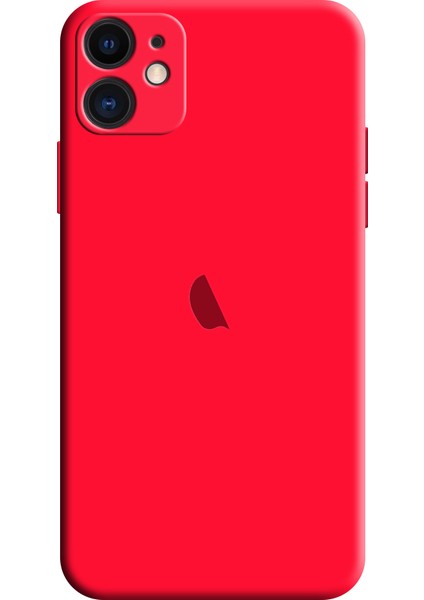 Apple IPhone 12 Kamera Korumalı Silikon Içi Kadife Lansman Kılıf