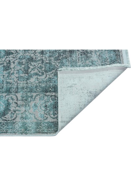 Verona Dyed Vrd 01 Aqua Kolay Kullanım Yumuşak İpeksi Modern İnce Salon Halısı fırsatları