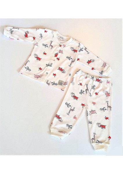 Zürafa Desen Bebek Pijama Takımı