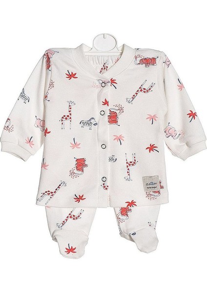 Zürafa Desen Bebek Pijama Takımı