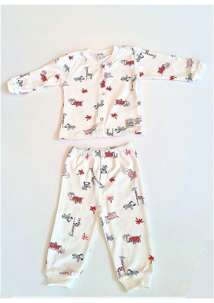 Zürafa Desen Bebek Pijama Takımı