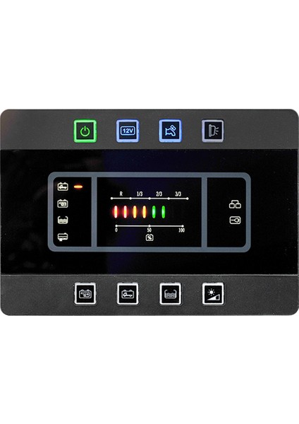Pc 180 Karavan Kontrol Paneli Şarjsız 10LU Sigorta Kutusu