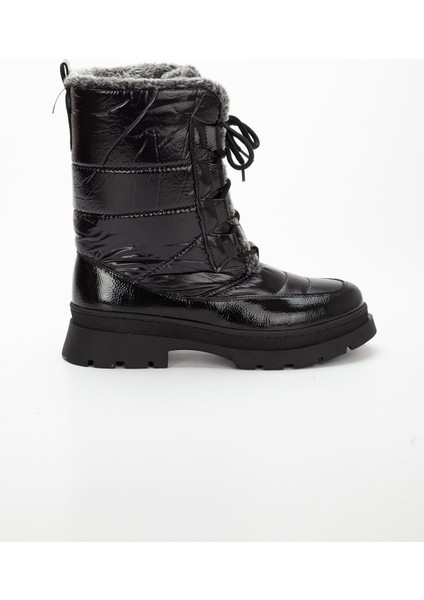 Grant Kadın Bagcıklı Kürklü Bot Siyah Rugan fırsatları