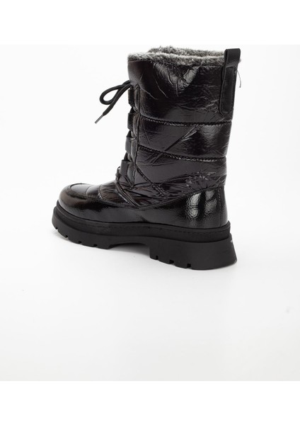 Grant Kadın Bagcıklı Kürklü Bot Siyah Rugan indirimleri