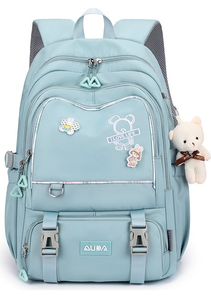 Çok Bölmeli Büyük Kapasiteli Sırt Çantası - Mavi (Yurt Dışından)