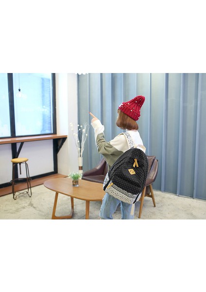 Çok Bölmeli Büyük Kapasiteli Sırt Çantası - Mor (Yurt Dışından) fırsatları