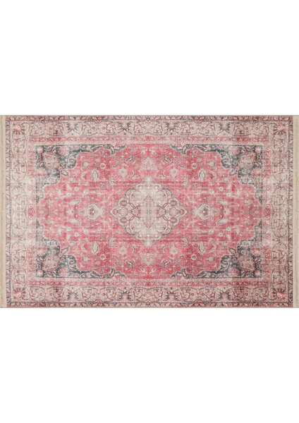 Rugs Modern Mira Ar Red 2102 Vintage Tarz Bordo Dokuma Taban Halı