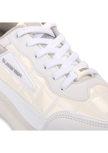 ZARKO I Erkek Sneaker Koşu & Yürüyüş Ayakkabısı Beyaz Rugan