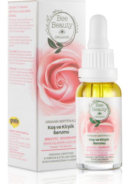 Orgnk Kaş&kirpk Yağı Gül 15 ml