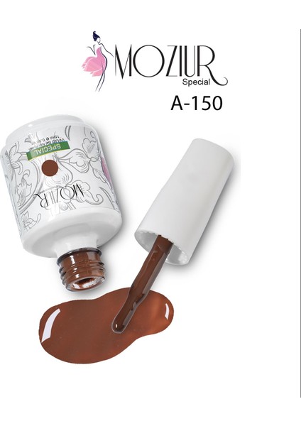 Mozıur Uv LED Kalıcı Oje 15ML Kahve Serisi