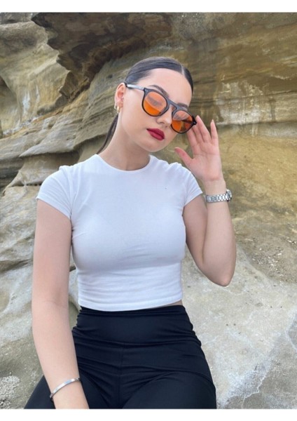 Unisex Relax Turuncu Güneş Gözlüğü modelleri