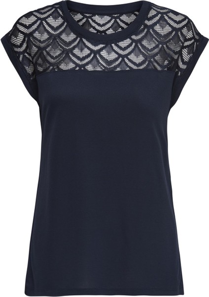 Kadın Tişört Onlnicole S/s Mix Top Noos