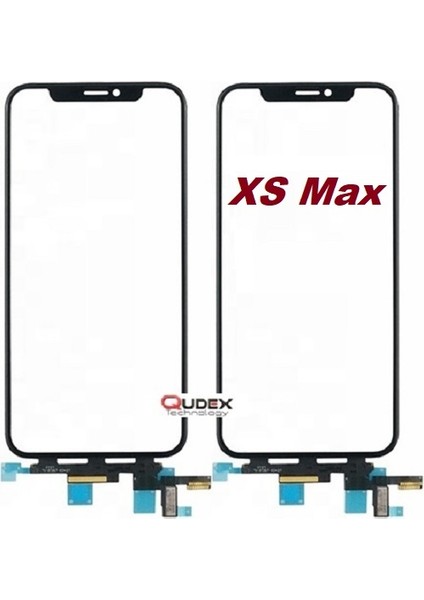 Apple iPhone Xs Max Dokunmatik Filmli Okalı Ön Cam Lens