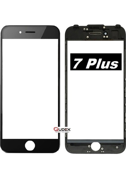 Apple iPhone 7 Plus Dokunmatik Çıtalı Okalı Ön Cam Lens