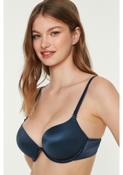 Kadın Push-Up Çift Dolgulu Lacivert Sütyen 33703501 modelleri