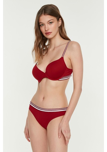 Kadın Bordo Slip Külot 36511601