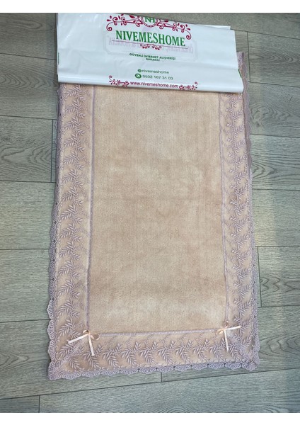 Maco Pembe Dantelli 2'li Klozet Takımı