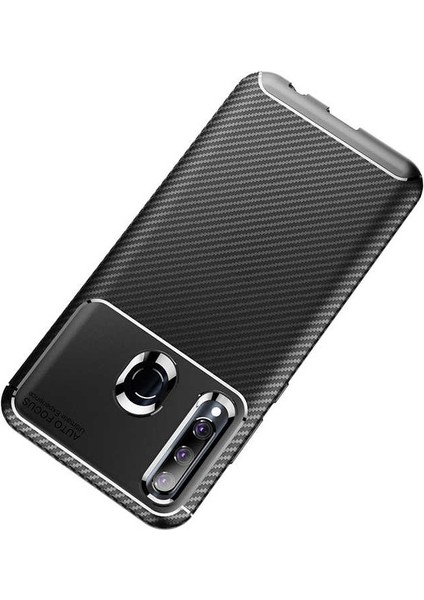 Huawei Honor 20 Lite Karbon Görünüm Negro Silikon Kılıf