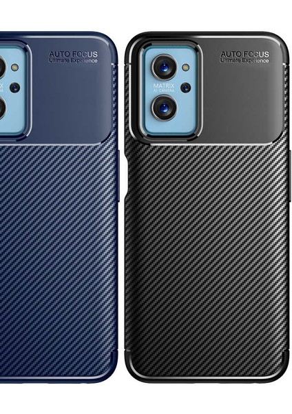 Oppo A76 4g Karbon Görünüm Negro Silikon Kılıf