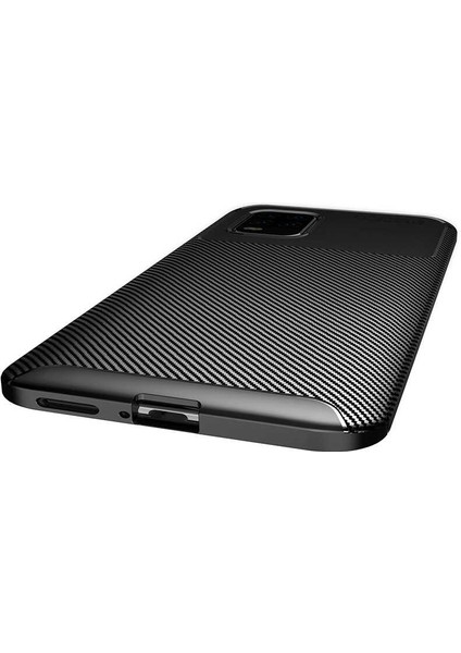 Xiaomi Mi 10 Lite Kılıf Negro Silikon Karbon Desen
