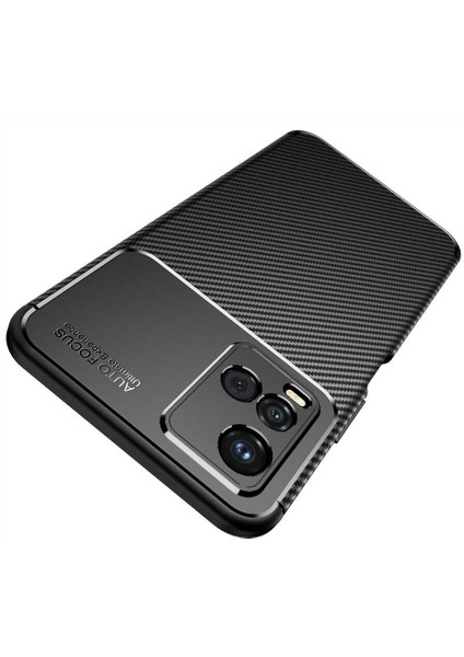 Vivo Y21S Karbon Görünüm Negro Silikon Kılıf + Ekran Koruyucu Nano indirimleri