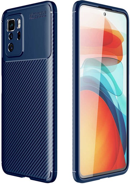 Xiaomi Poco X3 Gt Kılıf Negro Silikon Karbon Desen + Ekran Koruyucu Nano