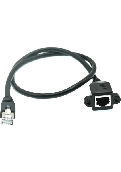 5077 RJ45 Dişi Erkek Uzatma 0.5m Panel Tipi Cat6 Montaj Kablosu fiyatları