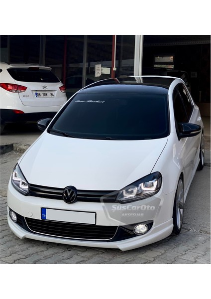 Vw Golf 6 2008-2012 Batman Yarasa Ayna Kapağı Piano Black Abs Plastik fırsatları