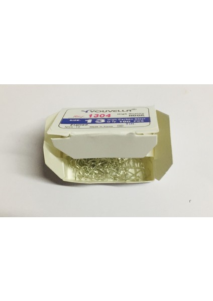 1304 Çapari Iğnesi Düz 100 'LÜ Kutu Galvaniz No:13 modelleri
