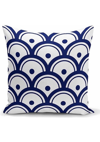 Retro Nazar Boncuğu Yastık & Kırlent Kılıfı