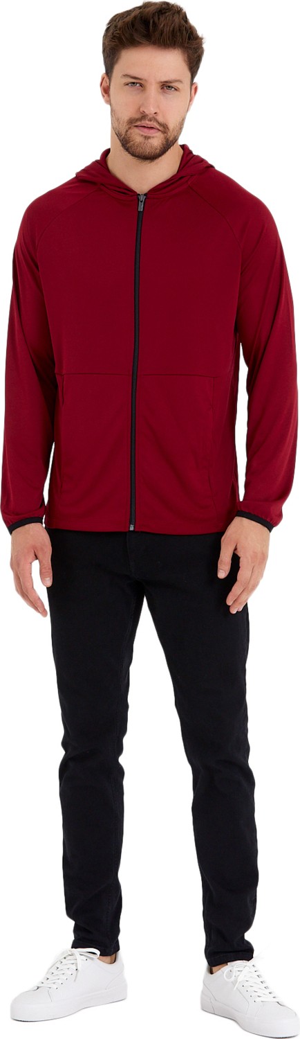 Adams Kapüşonlu Cepli Fermuarlı Hırka Sweatshirt görsel 4