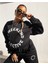 Kadın Weekend Collective Baskılı Oversize Sweatshirt 3