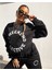 Kadın Weekend Collective Baskılı Oversize Sweatshirt 2